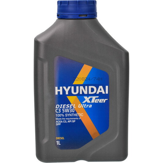 Олива моторна 5w-30 xteer hyundai dpf бенз./диз d700 api sp acea c2/c3   1л... 1011224 HY KI