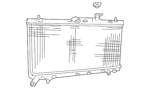 Радіатор, система охолодження двигуна 2531025100 HY KI