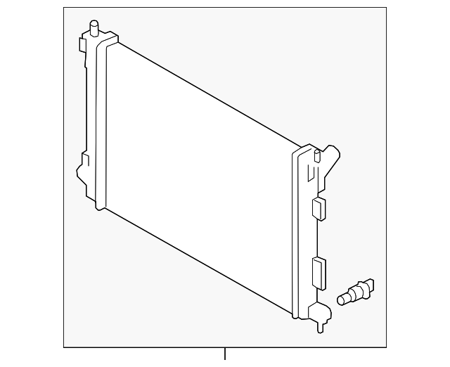 Радиатор охлаждения hn elntr 2012-2012 tyc 253103X101 HY KI