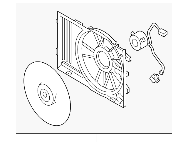 Вентилятор, система охолодження двигуна 253801F251 HY KI