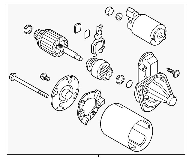 Стартер 361002B500 HY KI