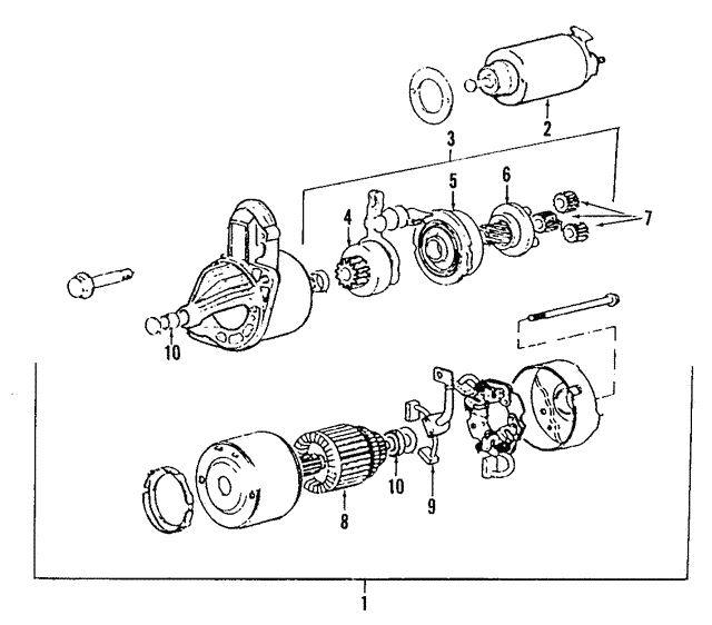 Механізм вільного ходу, стартер 3614525010 HY KI