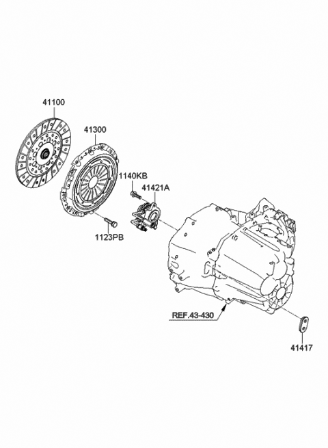 Диск зчеплення 4110024200 HY KI