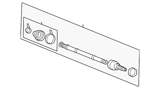 Комплект шарнірів, приводний вал 4950009850 HY KI