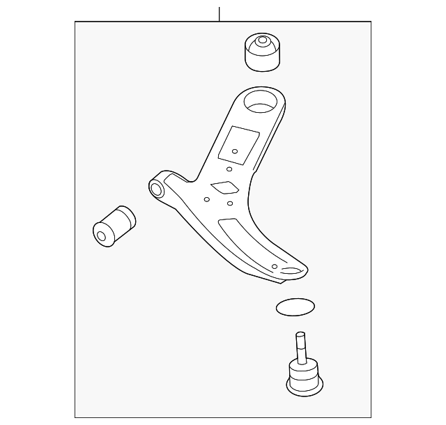 Комплект для керма, підвіска коліс 545011R000 HY KI