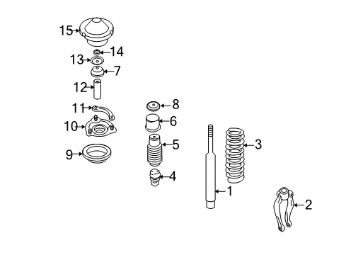 Амортизатор 5461139504 HY KI
