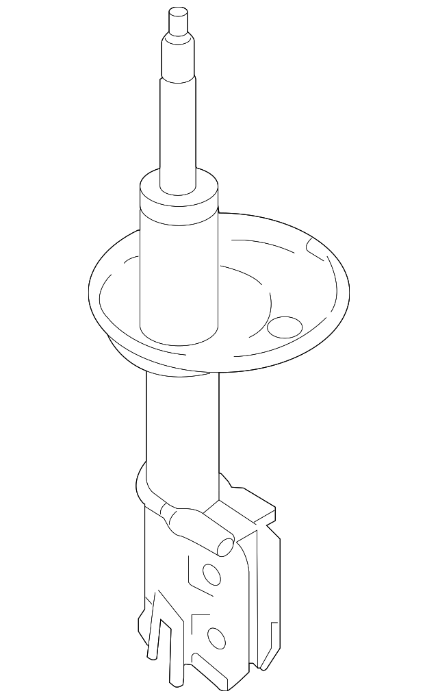 Амортизатор передній правий 546612E500 HY KI