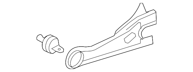 Рычаг зад. подвески продольный левый  55270-2h000 552702H000 HY KI