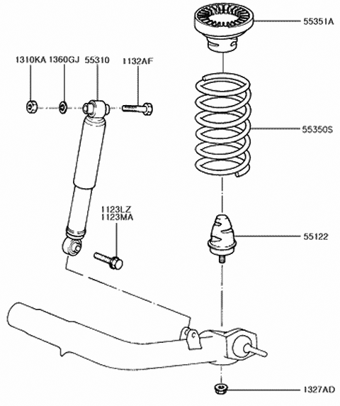 Амортизатор 5531024151 HY KI
