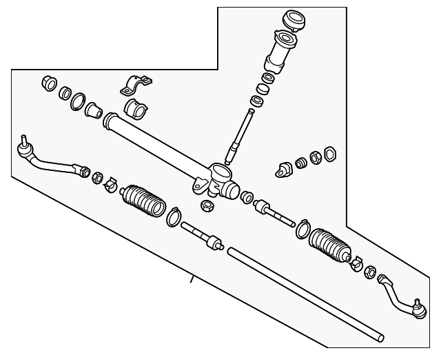 Рейка рулевая 565001R101 HY KI