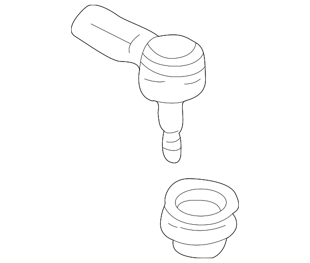 Наконечник рулевой 5682025000 HY KI