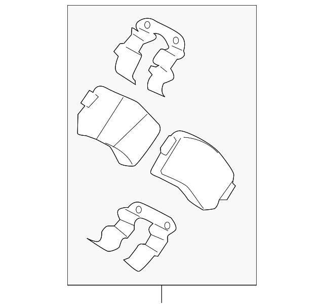 Колодки гальмові задні 583023VA50 HY KI