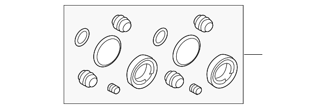 Ремонтний комплект, гальмівний супорт 583032DA01 HY KI