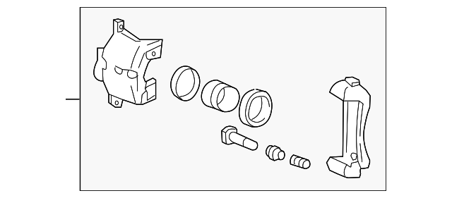 Комплект гальмівних суппортів 583103KA02 HY KI