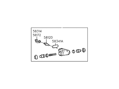Гальмівний циліндр 5838028001 HY KI