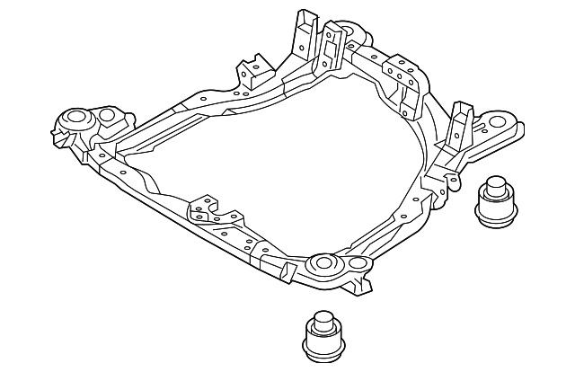 Надрамник/підрамник 624052E000 HY KI