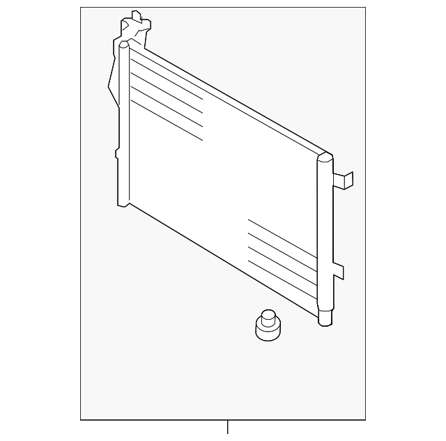 Конденсатор, система кондиціонування повітря 976062H010AS HY KI
