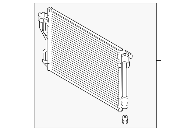 Конденсатор, система кондиціонування повітря 976063R000 HY KI