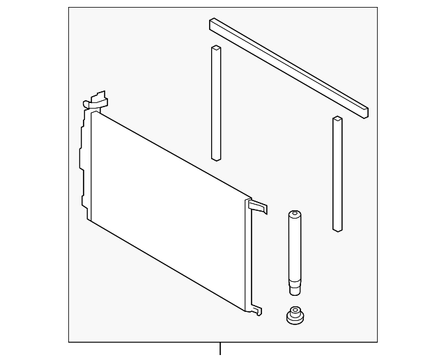 Конденсатор, система кондиціонування повітря 97606F2000 HY KI