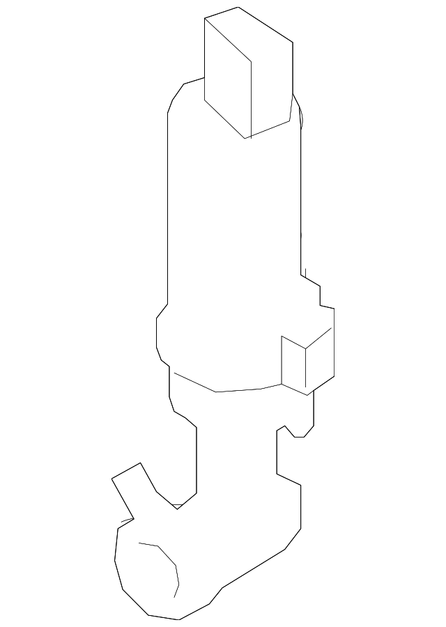 Насос склоомивача фар передніх sonata 14-  mobis 985102B700 HY KI