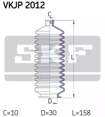 Комплект пылника рулевое управление VKJP2012 SKF