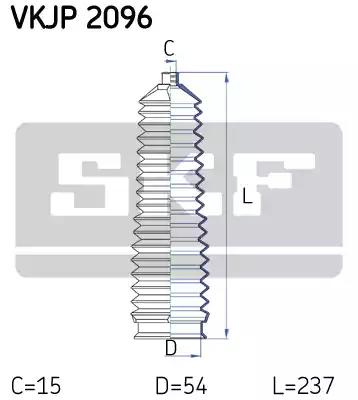 Пильовик рульового керування VKJP2096 SKF