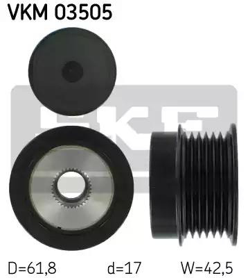 Механізм вільного ходу генератора VKM03505 SKF