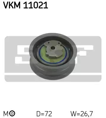 Skf vw ролик натяж. audi 18/20 - VKM11021 SKF