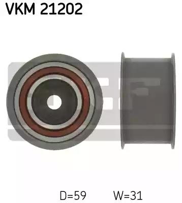 Ролик модуля натягувача ременя VKM21202 SKF