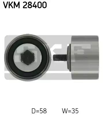 Паразитный / ведущий ролик зубчатый ремень VKM28400 SKF