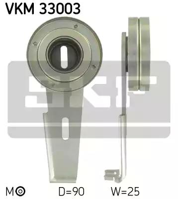 Ролик модуля натягувача ременя VKM33003 SKF