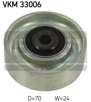 Відвідний/напрямний ролик, поліклиновий ремінь VKM33006 SKF