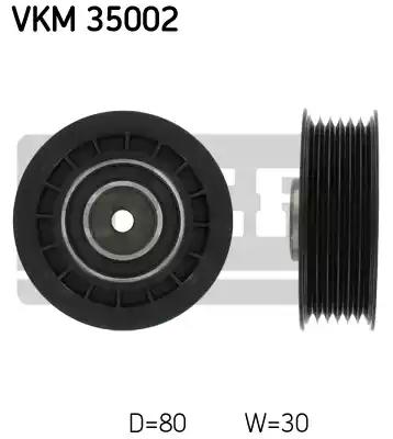 Skf opel ролик спрямував. v-клинів. ременя astra f 14-16 VKM35002 SKF