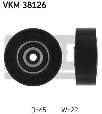 Ролик модуля натягувача ременя VKM38126 SKF