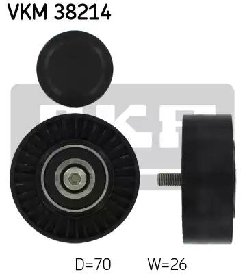 Skf bmw ролик паразитний e81/90/91/92 318-335d VKM38214 SKF