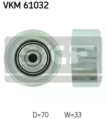 Vkm 61032 skf ролик модуля натягувача ременя VKM61032 SKF
