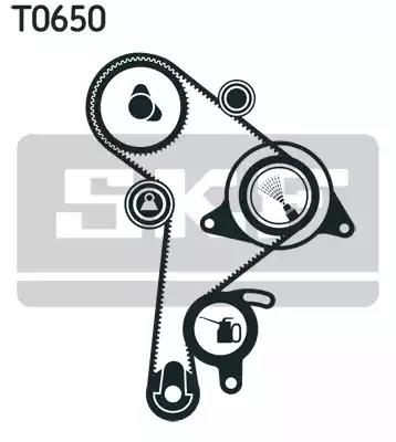 Комплект грм ремінь + ролик VKMA01014 SKF