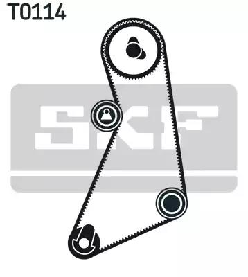 Комплект ремня грм VKMA01024 SKF