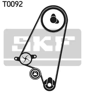 Водяний насос +  комплект зубчастого реміня вир-во skf VKMC90202 SKF
