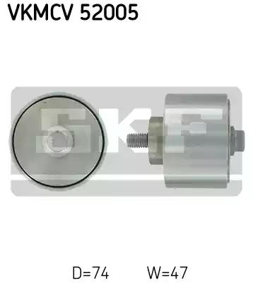 Ролик apv1060 d=74 w=47 VKMCV52005 SKF