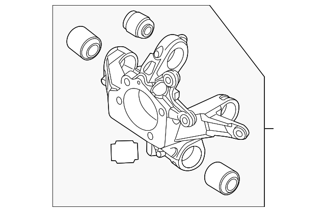Кулак поворотный DB5Z5B758B FORD