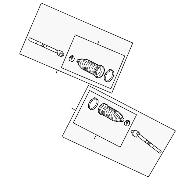 Наконечник рулевой тяги DP5Z3280A FORD