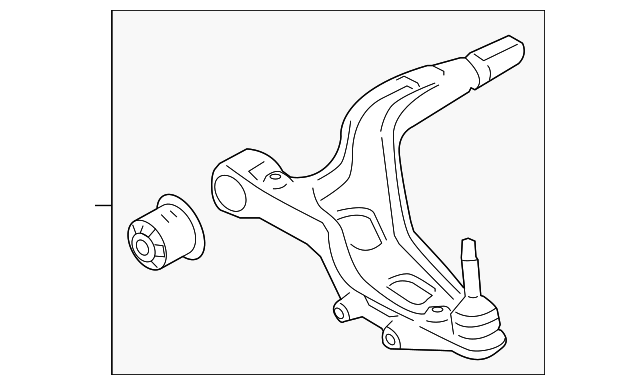Рычаг передний нижний GB5Z3078D FORD