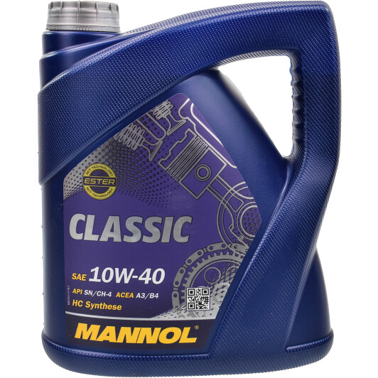 Моторна олива mannol classic, 10w-40, 4л MN75014 MANNOL