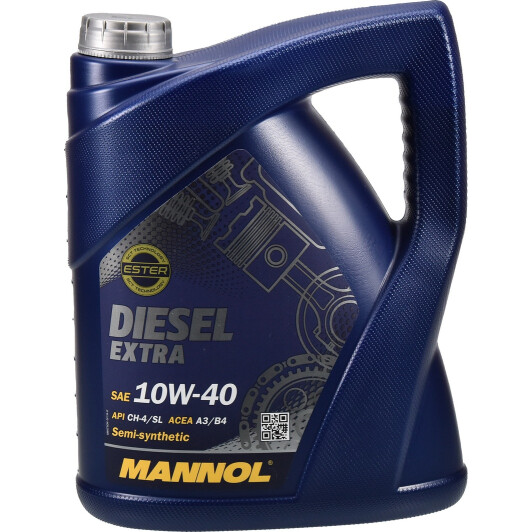 Моторна олива mannol diesel extra, 10w-40, 5л MN75045 MANNOL