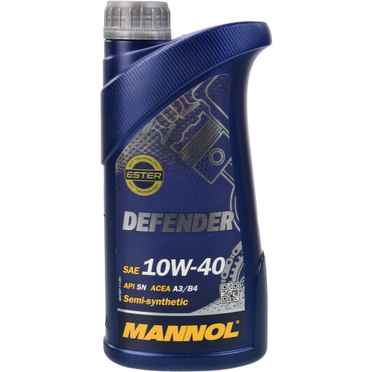 Моторна олива mannol defender, 10w-40, 1л MN75071 MANNOL