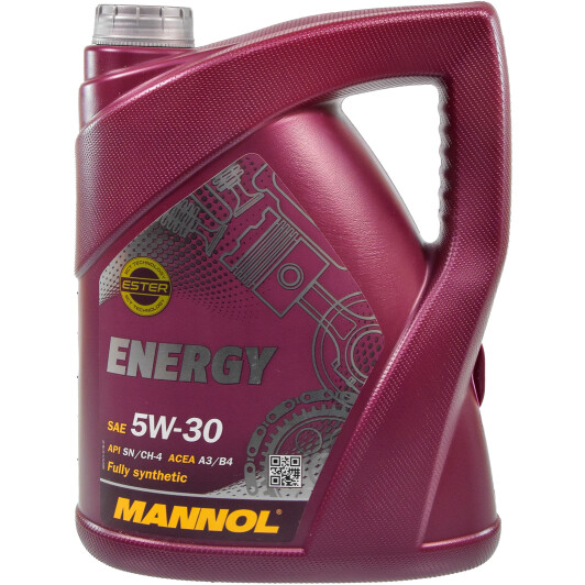 Моторна олива mannol energy, 5w-30, 5л MN75115 MANNOL