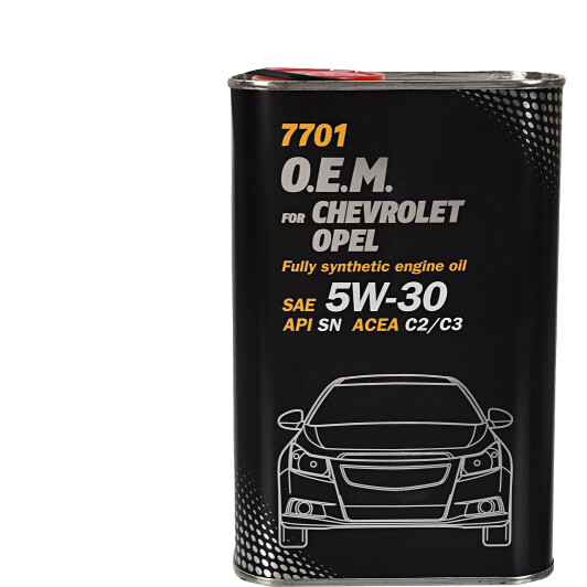 Моторна олива mannol o.e.m. for chevrolet opel, 5w-30, 1л MN77011 MANNOL