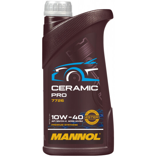 Моторна олива mannol ceramic pro, 10w-40, 1л MN77261 MANNOL
