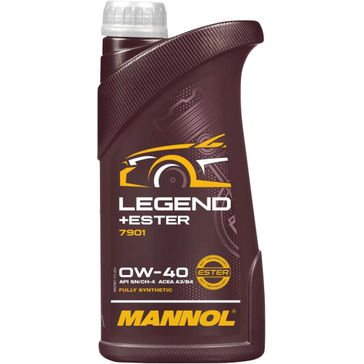 Моторна олива mannol legend + ester, 0w-40, 1л MN79011 MANNOL